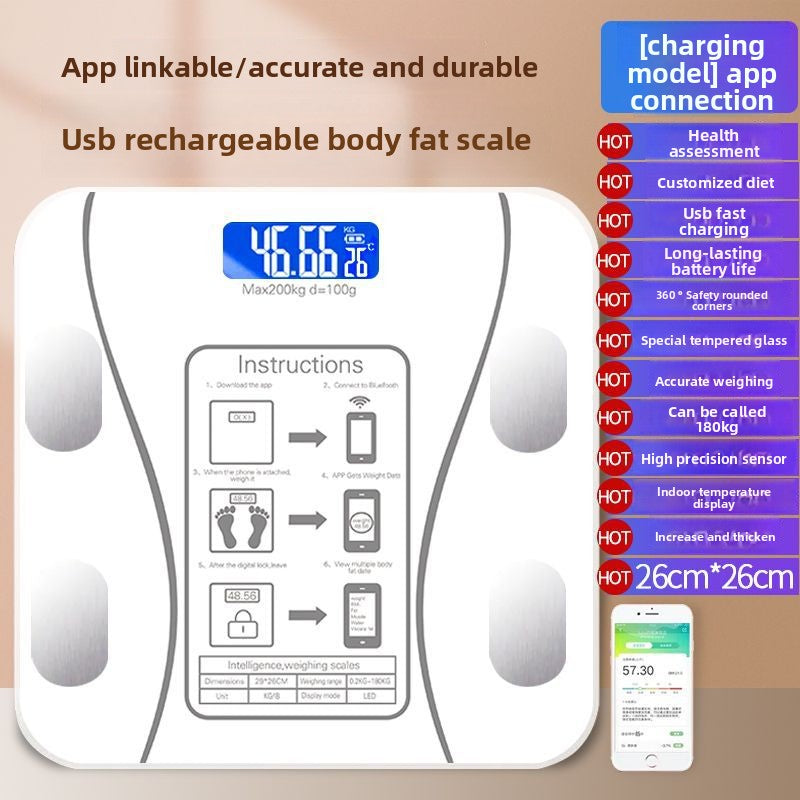 Home Bluetooth Fat Scale