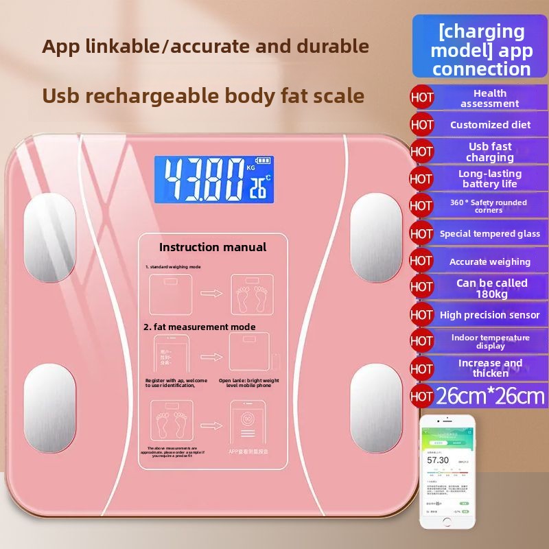 Home Bluetooth Fat Scale
