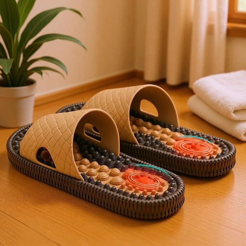 Home foot massage slippers