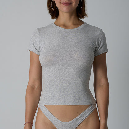 Home High Elastic Slim Sports Running T-Shirt