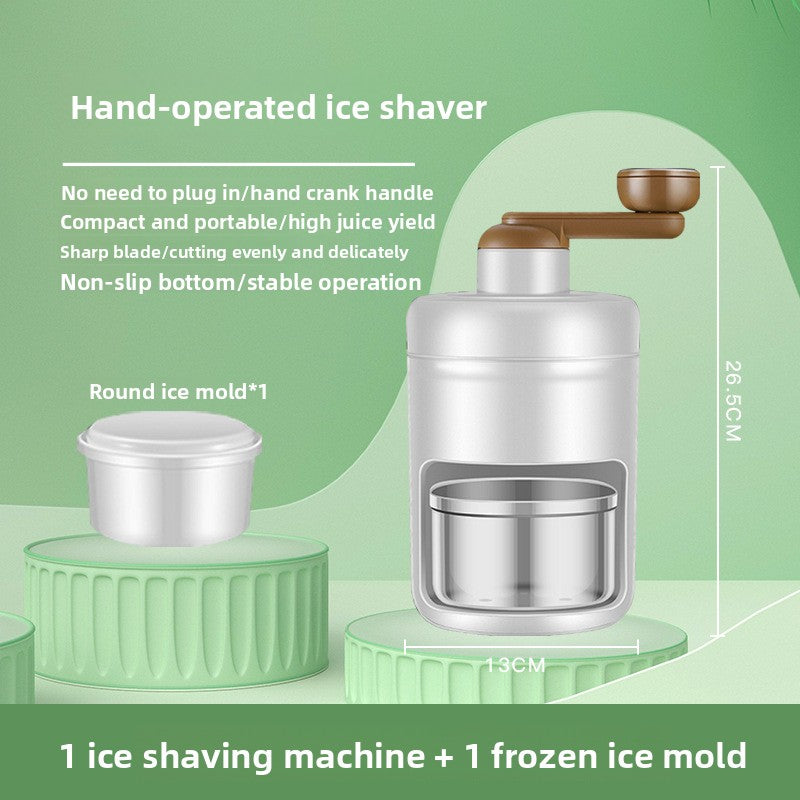 Home Ice Planer Machine for Shaved Ice Smoothies and Desserts