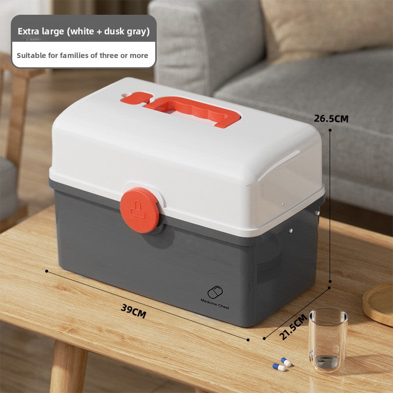 Home Large Capacity Medicine First Aid Kit