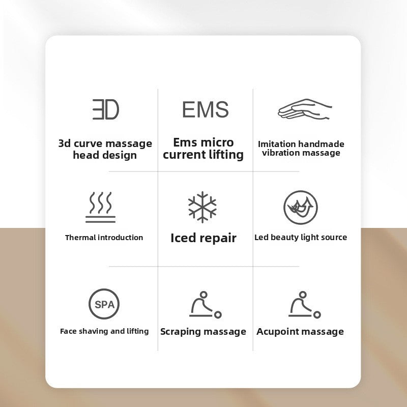 Home neck massager/electronic beauty device