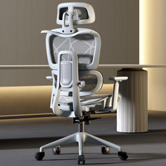 Black Frame Black Mesh Recliner Sponge