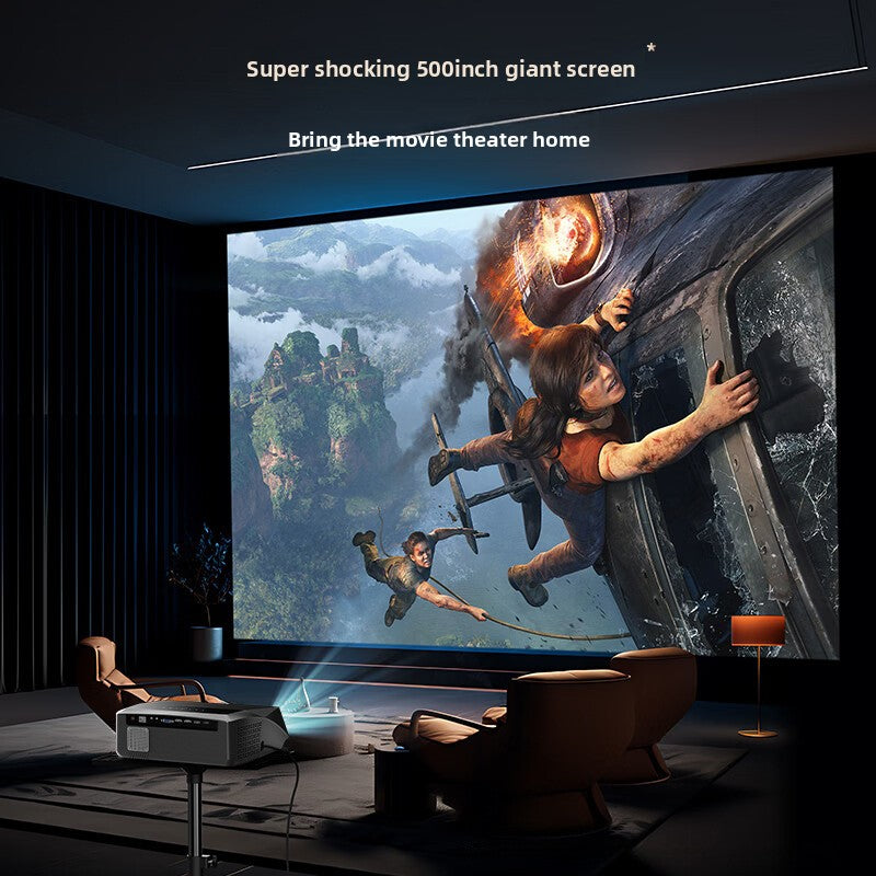 Home Projector with Autofocus and Wireless Projection