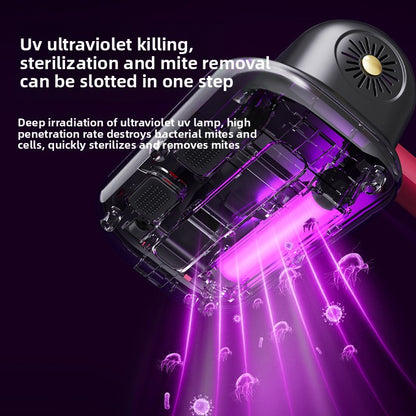 Home rechargeable mite removal device