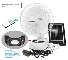 Home Silent Solar Fan