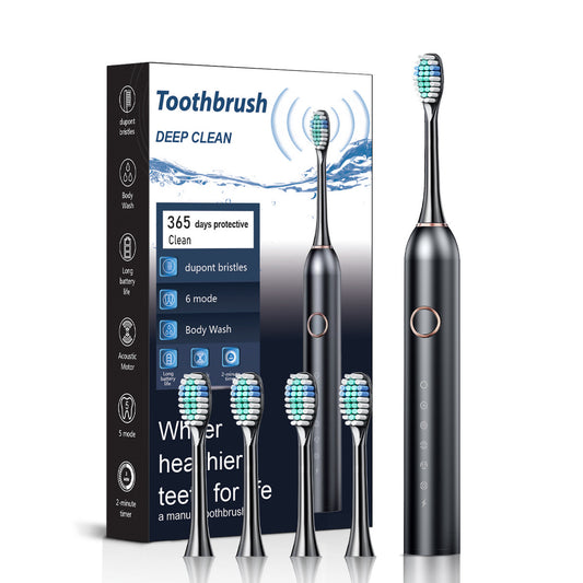 Home soft-bristle smart sonic toothbrush