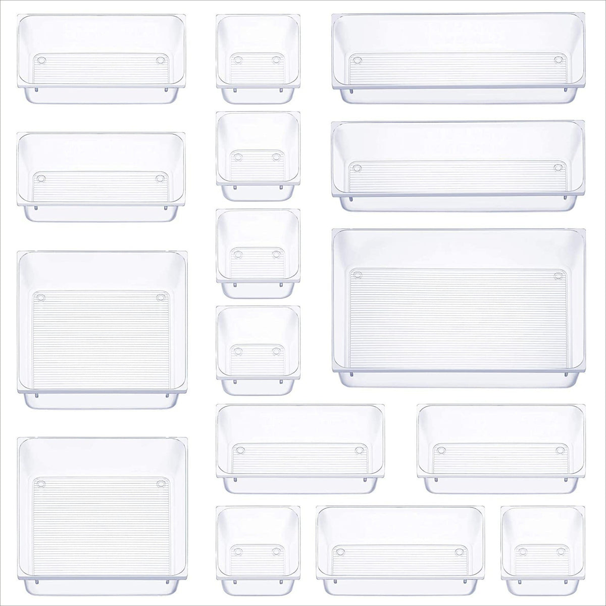 Home transparent drawer storage box
