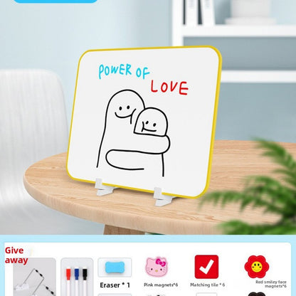 Home-use erasable teaching memo board