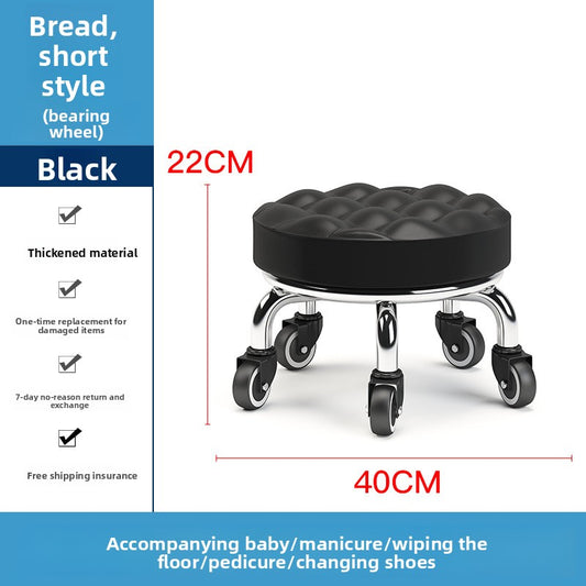 Home Use Rolling Round Stool