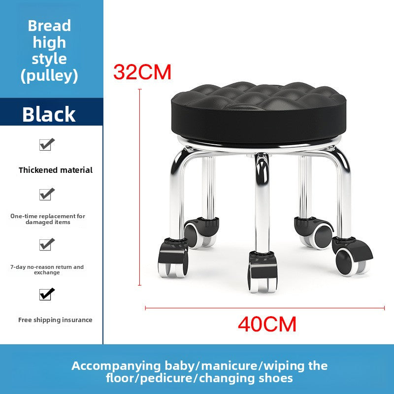 Home Use Rolling Round Stool