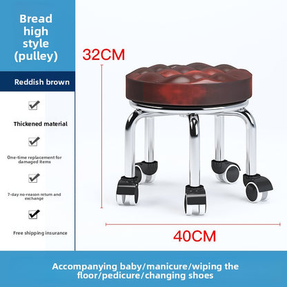 Home Use Rolling Round Stool