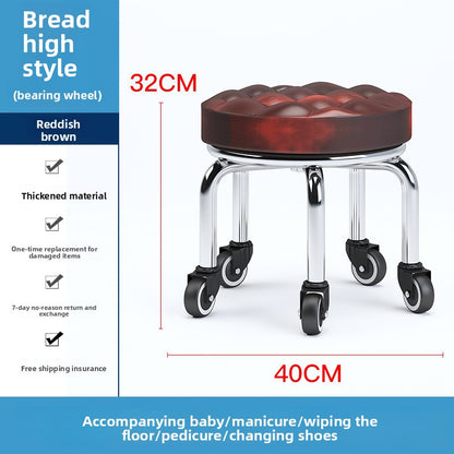 Home Use Rolling Round Stool