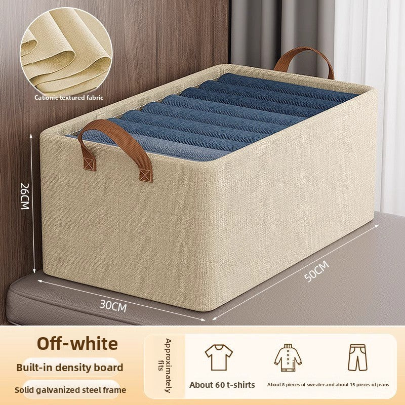 Home wardrobe storage tiered storage basket