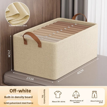 Home wardrobe storage tiered storage basket