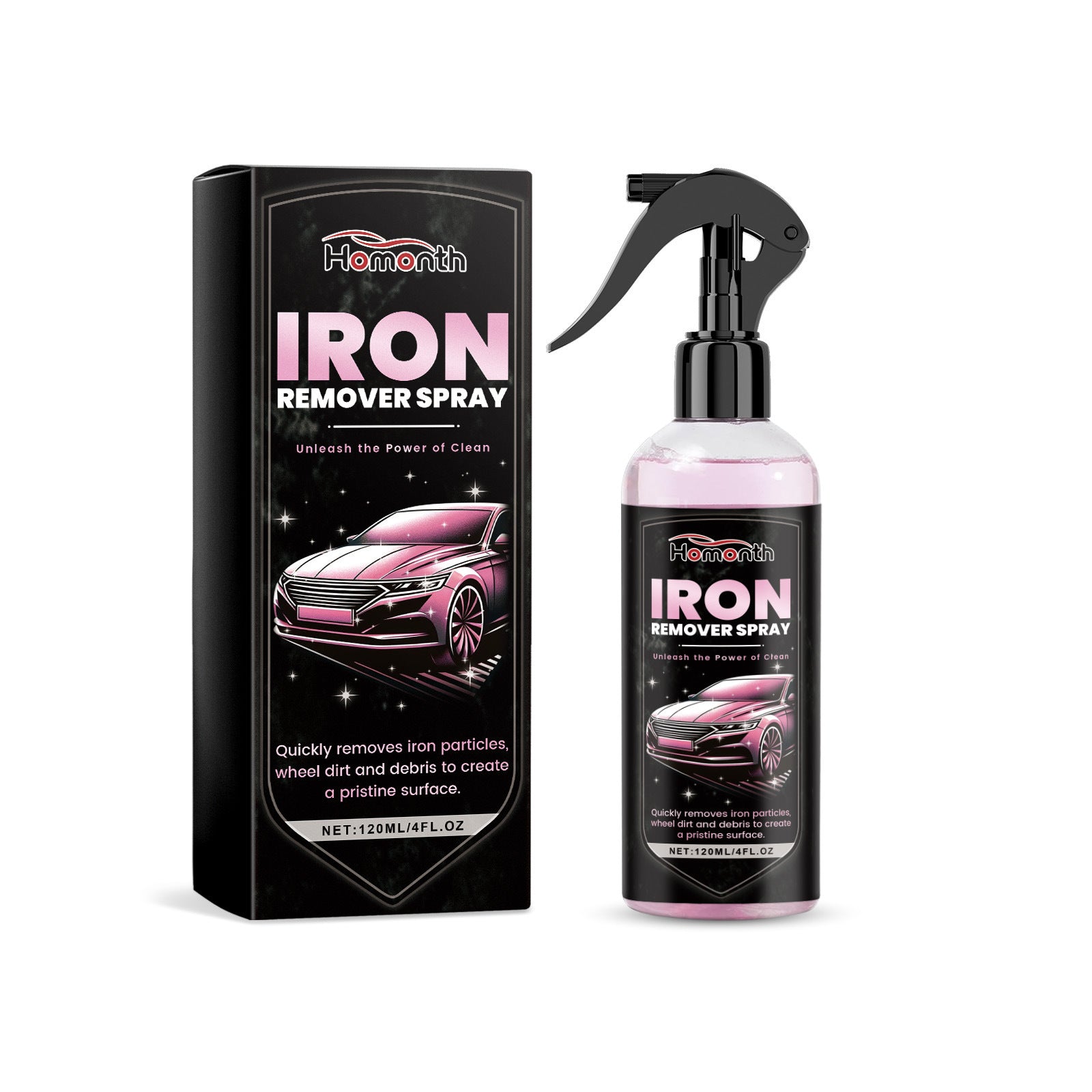 Homonth Car Rust Remover Liquid Multi-Purpose Rust Removal and Cleaning Solution
