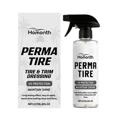 Homonth Tire Shine Spray Black Bright Car Wheel Care