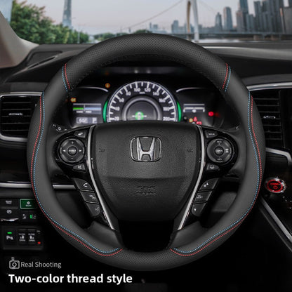 Honda Car Steering Wheel Cover Ultra-Thin Genuine Leather