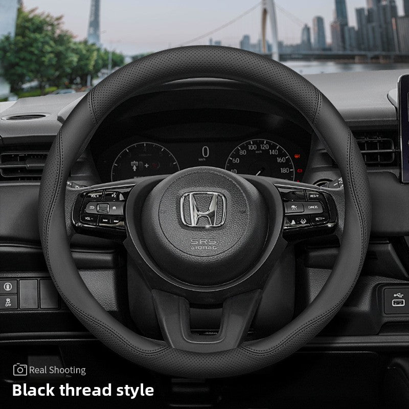 Honda Car Steering Wheel Cover Ultra-Thin Genuine Leather