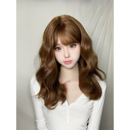 Honey tea brown long curls