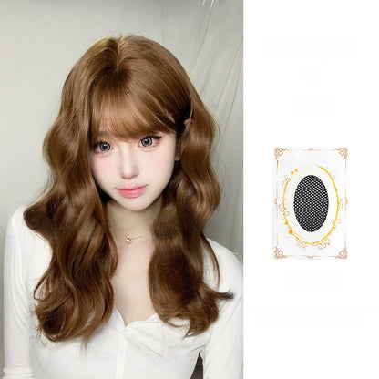 Honey tea brown long curls