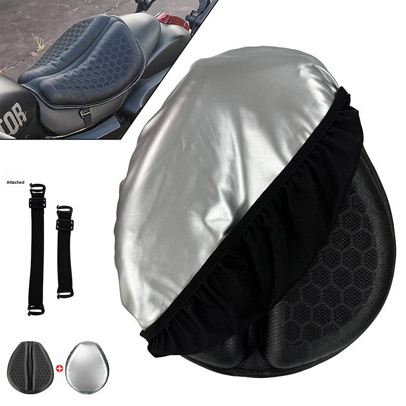 Honeycomb Gel Motorcycle Seat Cushion