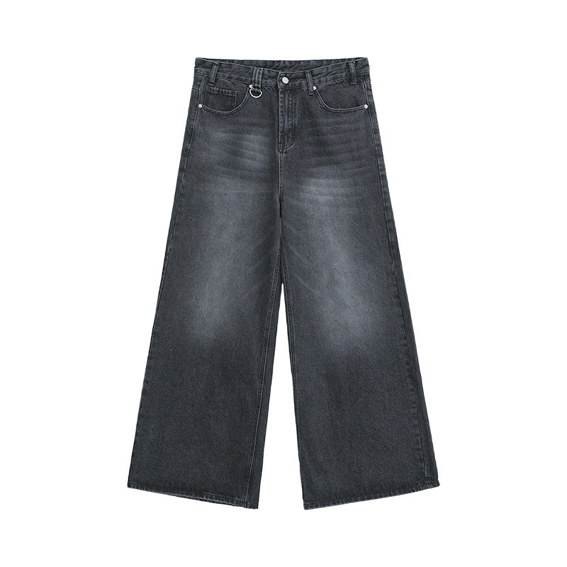 Hong Kong style loose jeans