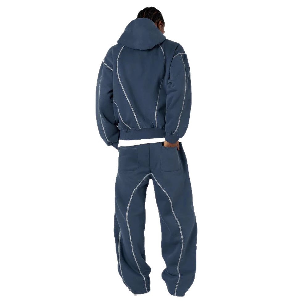 Hooded Camouflage Fleece Sweatsuit