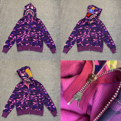 Hooded cardigan jacket