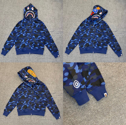 Hooded cardigan jacket