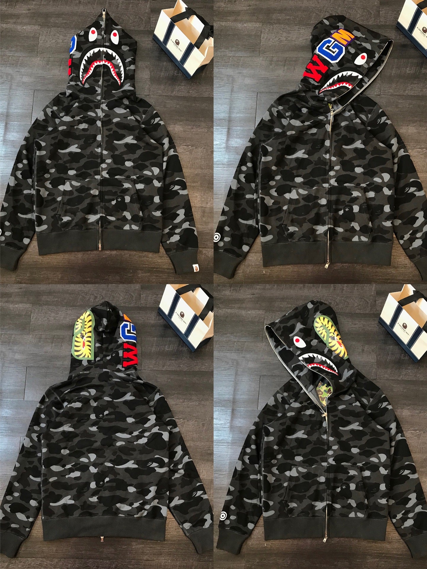 Hooded cardigan jacket