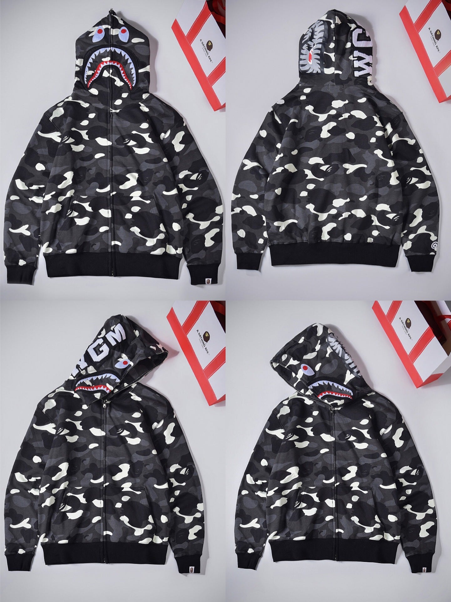 Hooded cardigan jacket