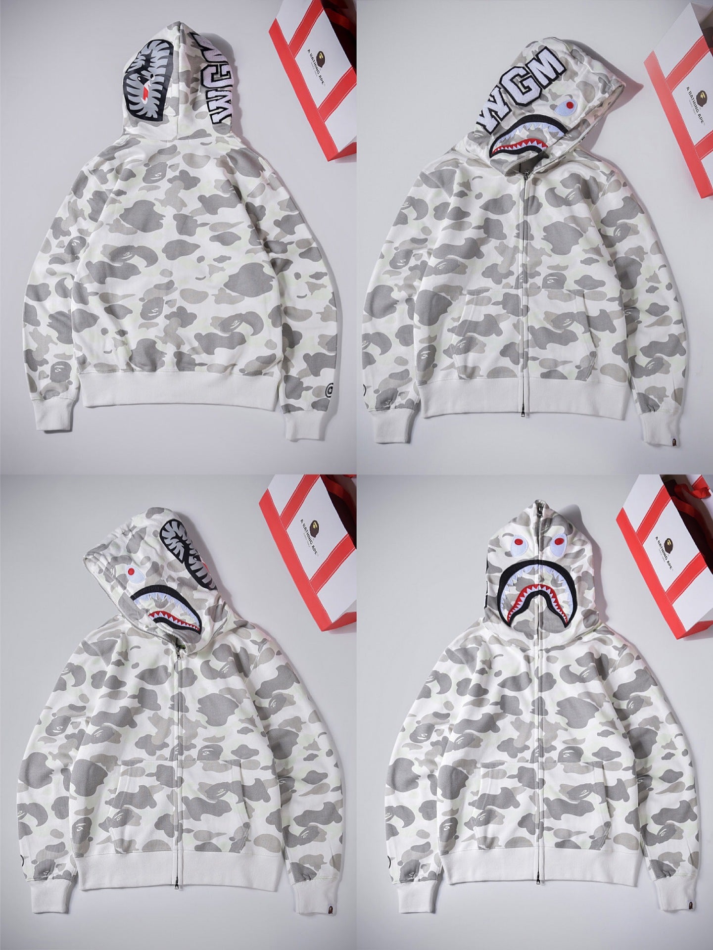 Hooded cardigan jacket