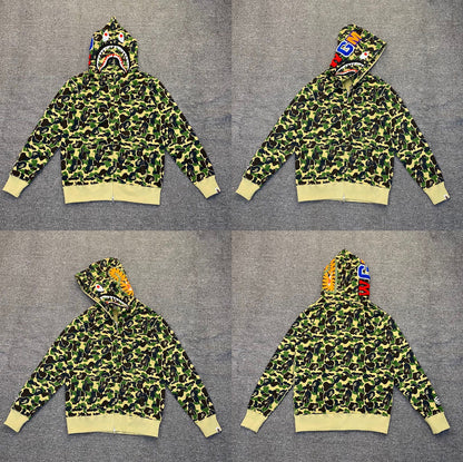 Hooded cardigan jacket
