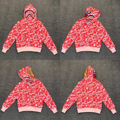 Hooded cardigan jacket