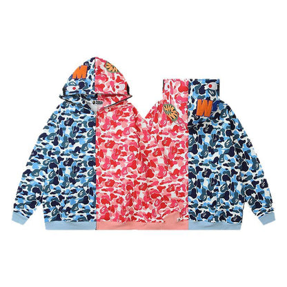 Hooded Cardigan Zipper Fleece Sweatshirt