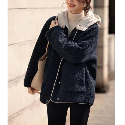 Hooded Cotton-padded Women's Coat