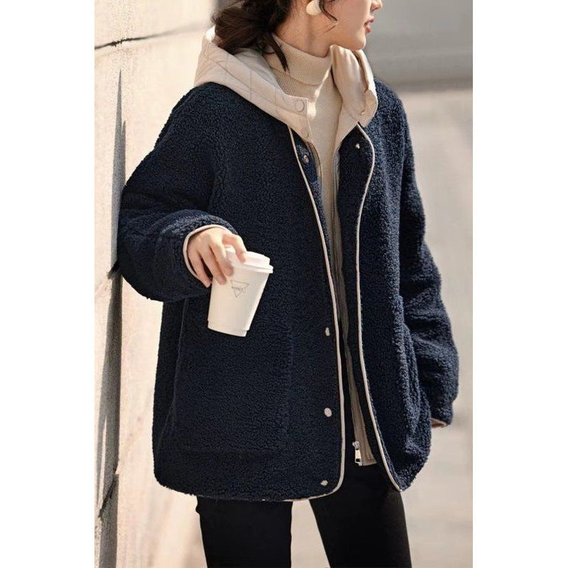 Hooded Cotton-padded Women's Coat