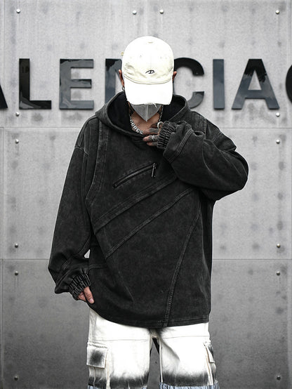 Hooded Denim Jacket