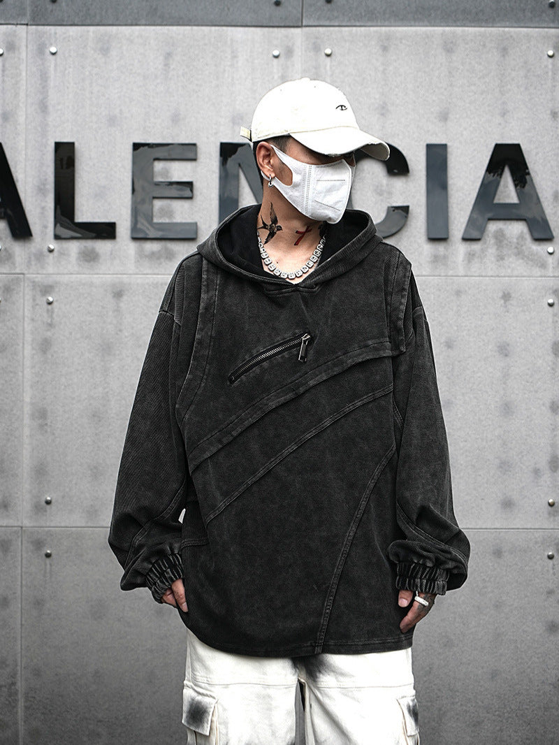 Hooded Denim Jacket