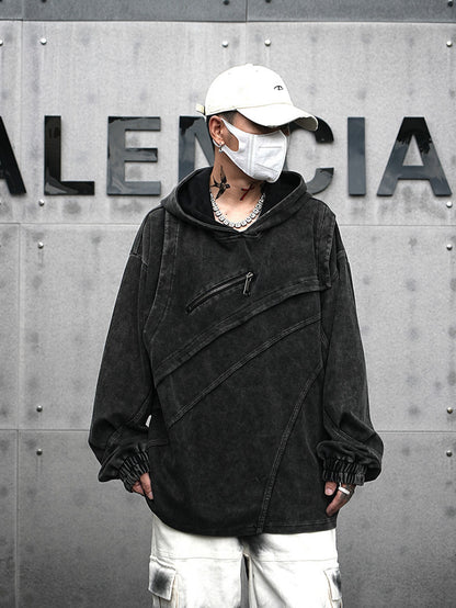 Hooded Denim Jacket