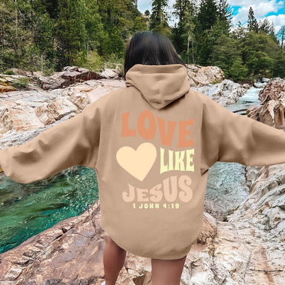 Hooded drawstring pullover shirt