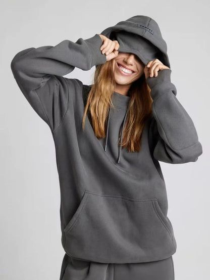 Hooded Drawstring Sweatshirt
