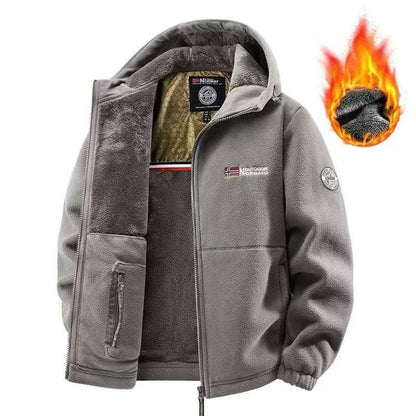 Hooded Fleece Jacket for Men and Women