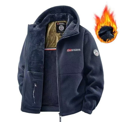Hooded Fleece Jacket for Men and Women