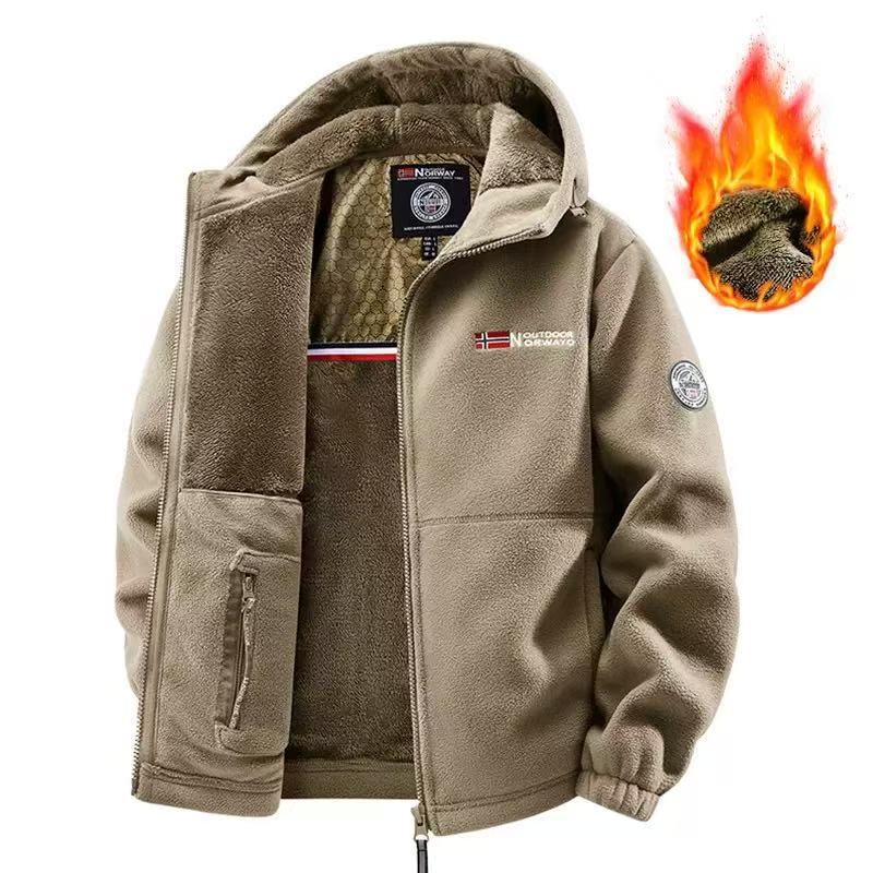 Hooded Fleece Jacket for Men and Women