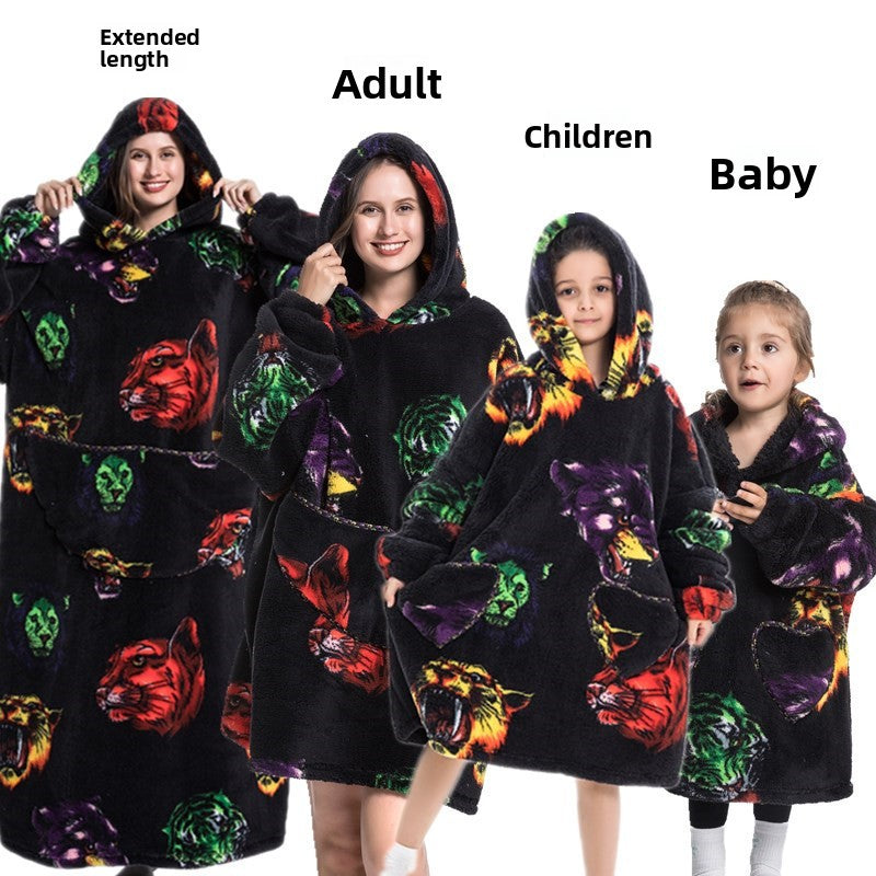 Hooded Fleece Pajamas
