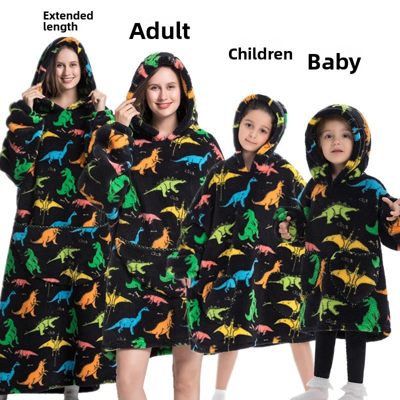 Hooded Fleece Pajamas