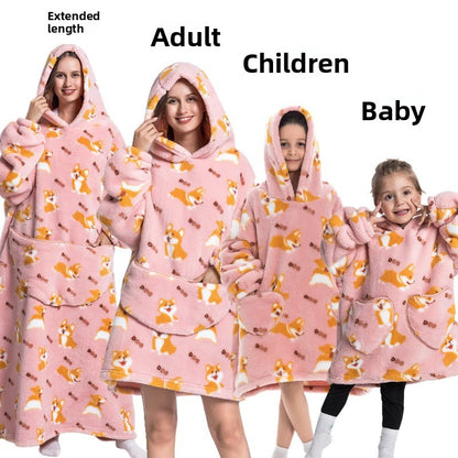 Hooded Fleece Pajamas